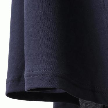 woven combi Henley neck wide OP　NAVY No.12