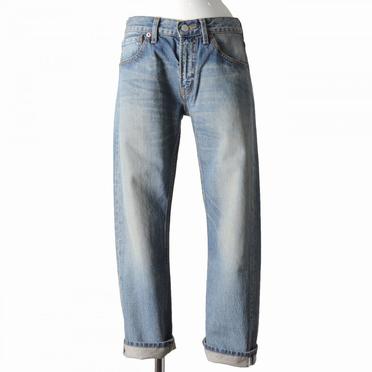 [SALE] 30%OFF　mizuiro ind 4/5 length denim　L.BLUE No.1