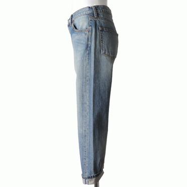 [SALE] 30%OFF　mizuiro ind 4/5 length denim　L.BLUE No.3