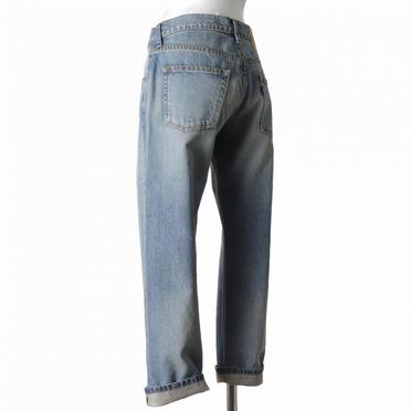 [SALE] 30%OFF　mizuiro ind 4/5 length denim　L.BLUE No.4