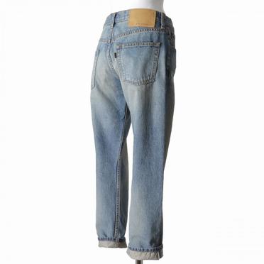 [SALE] 30%OFF　mizuiro ind 4/5 length denim　L.BLUE No.6