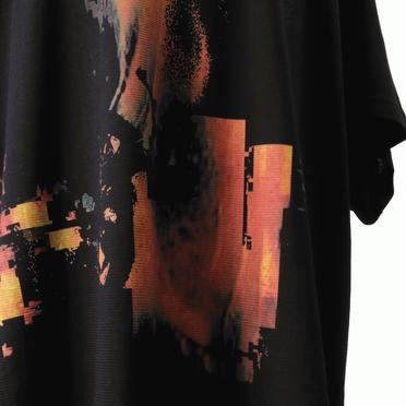 'DUSK' OVERSIZED KITE SS T-SHIRTS　BLACK No.12