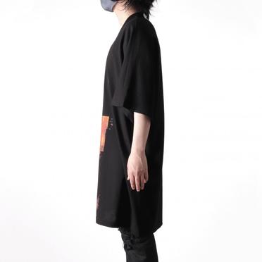 'DUSK' OVERSIZED KITE SS T-SHIRTS　BLACK No.19