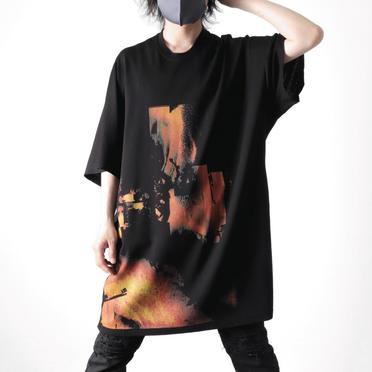 'DUSK' OVERSIZED KITE SS T-SHIRTS　BLACK No.23