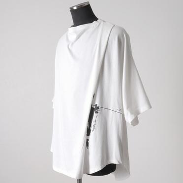 DRAPE COWL CS T-SHIRTS　OFF WHITE No.2