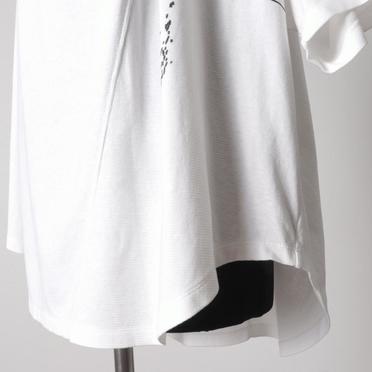 DRAPE COWL CS T-SHIRTS　OFF WHITE No.12