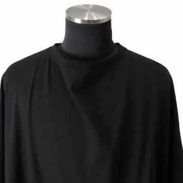 DRAPE COWL CS T-SHIRTS　BLACK No.8