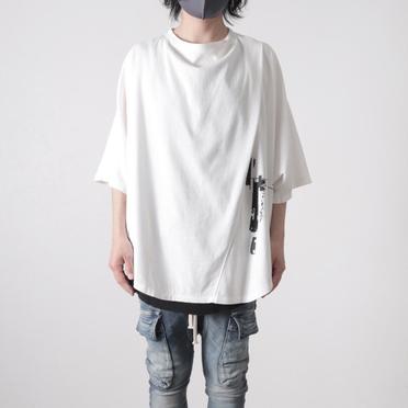 DRAPE COWL CS T-SHIRTS　OFF WHITE No.15