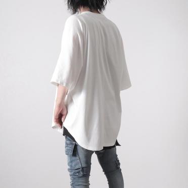 DRAPE COWL CS T-SHIRTS　OFF WHITE No.18