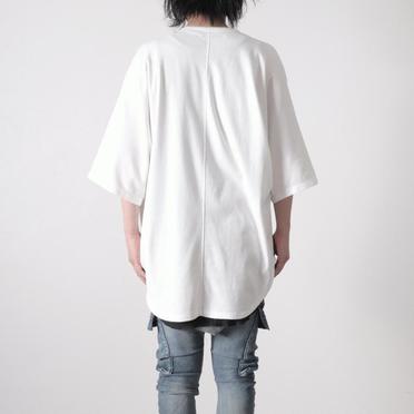 DRAPE COWL CS T-SHIRTS　OFF WHITE No.19