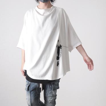 DRAPE COWL CS T-SHIRTS　OFF WHITE No.21