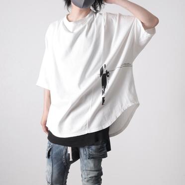 DRAPE COWL CS T-SHIRTS　OFF WHITE No.22