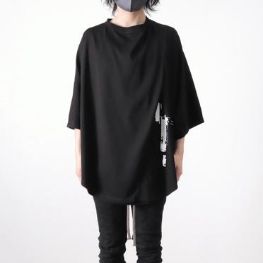 DRAPE COWL CS T-SHIRTS　BLACK No.17