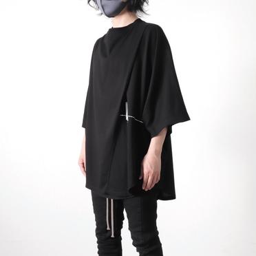 DRAPE COWL CS T-SHIRTS　BLACK No.18