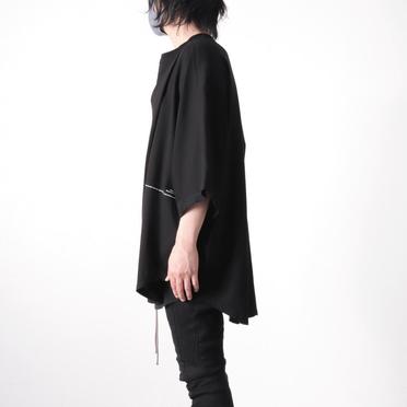 DRAPE COWL CS T-SHIRTS　BLACK No.19