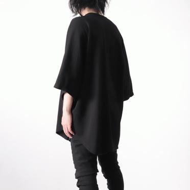 DRAPE COWL CS T-SHIRTS　BLACK No.20