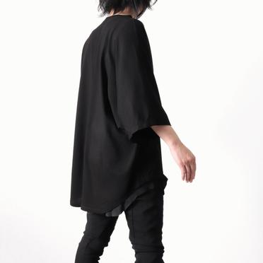 DRAPE COWL CS T-SHIRTS　BLACK No.22