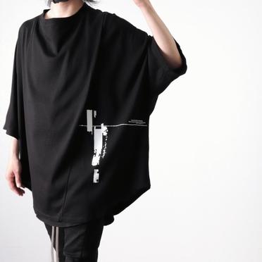 DRAPE COWL CS T-SHIRTS　BLACK No.25