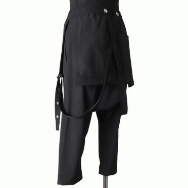 Skirt Combi Suspenders Pants　BLACK No.4