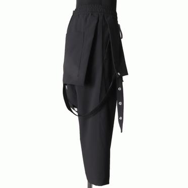 Skirt Combi Suspenders Pants　BLACK No.7