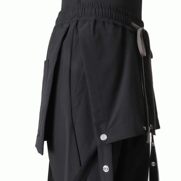 Skirt Combi Suspenders Pants　BLACK No.9