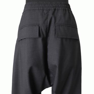 Tropical Wool Sarrouel Shorts　BLACK No.10