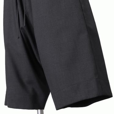 Tropical Wool Sarrouel Shorts　BLACK No.11
