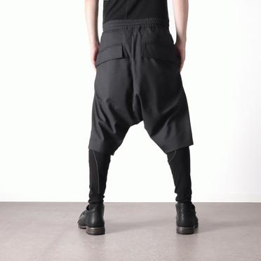 Tropical Wool Sarrouel Shorts　BLACK No.20