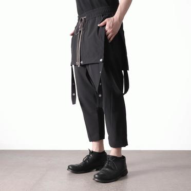 Skirt Combi Suspenders Pants　BLACK No.18
