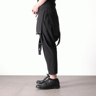 Skirt Combi Suspenders Pants　BLACK No.19