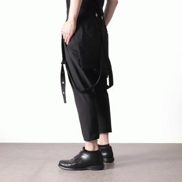 Skirt Combi Suspenders Pants　BLACK No.20