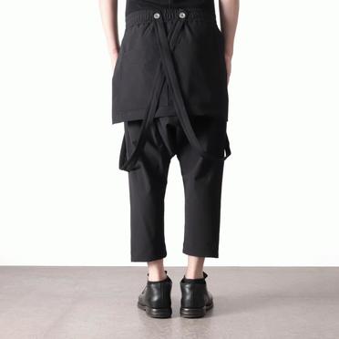 Skirt Combi Suspenders Pants　BLACK No.21