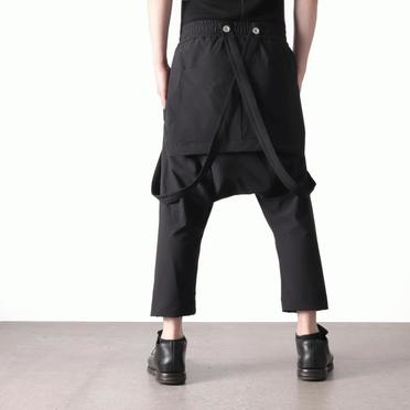 Skirt Combi Suspenders Pants　BLACK No.22