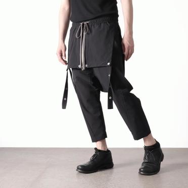 Skirt Combi Suspenders Pants　BLACK No.24