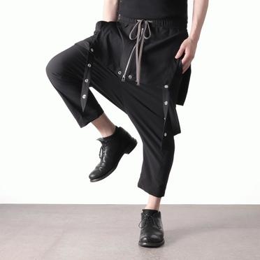 Skirt Combi Suspenders Pants　BLACK No.25