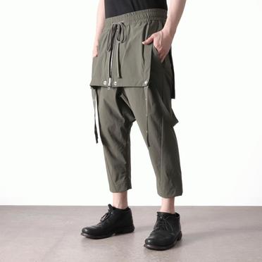 Skirt Combi Suspenders Pants　OLIVE No.18