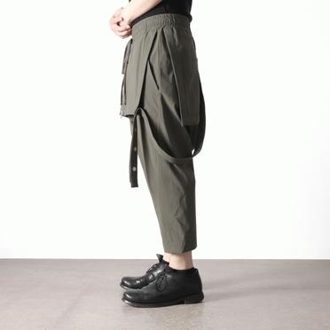 Skirt Combi Suspenders Pants　OLIVE No.19