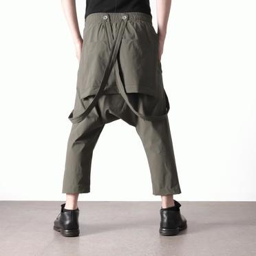 Skirt Combi Suspenders Pants　OLIVE No.22