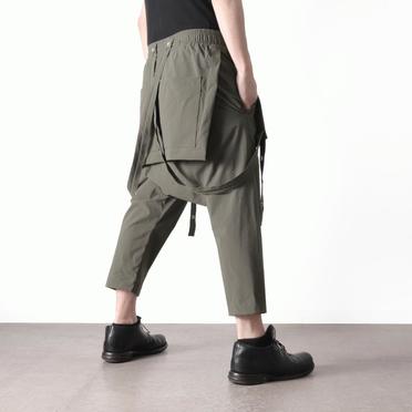 Skirt Combi Suspenders Pants　OLIVE No.23