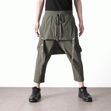 Skirt Combi Suspenders Pants　OLIVE No.25