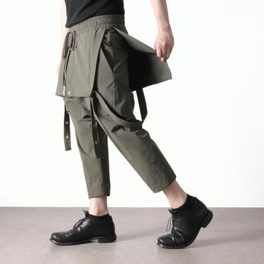 Skirt Combi Suspenders Pants　OLIVE No.26