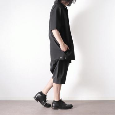 Tropical Wool Sarrouel Shorts　BLACK No.26