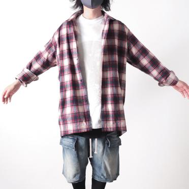 Shaggy Check Shirts　RED×WH　arco LIMITED EDITION No.24