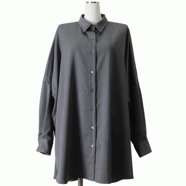 wide shirt tunic　GRAY No.1