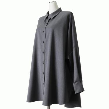 wide shirt tunic　GRAY No.2