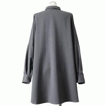 wide shirt tunic　GRAY No.5