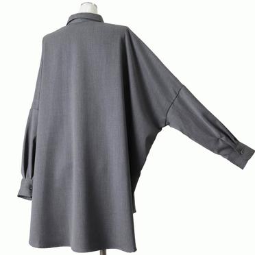 wide shirt tunic　GRAY No.6