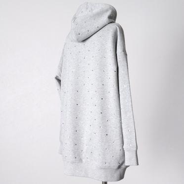 [SALE] 30%OFF　DSC / ハートラインストーン裏毛パーカー　TOP GRAY No.6