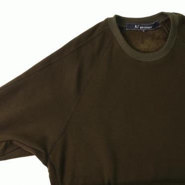 [SALE] 30%OFF　A.F ARTEFACT Bomber Heat Dolman Pullover　KHAKI No.7