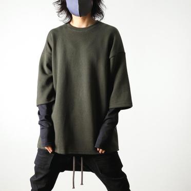 Layered Long Top　KHAKI No.20